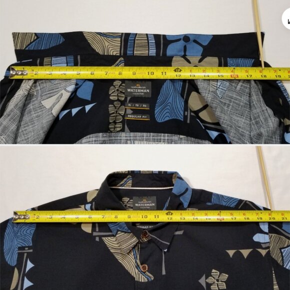 QUIKSILVER Waterman Collection Button Down Shirt 6731E1M - Picture 4 of 9